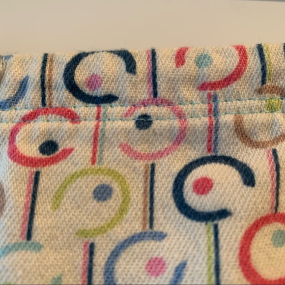 i.e. relaxed 100% Cotton Skirt in Retro Pattern; Nice, Heavy Material sz 12 P - Picture 6 of 14